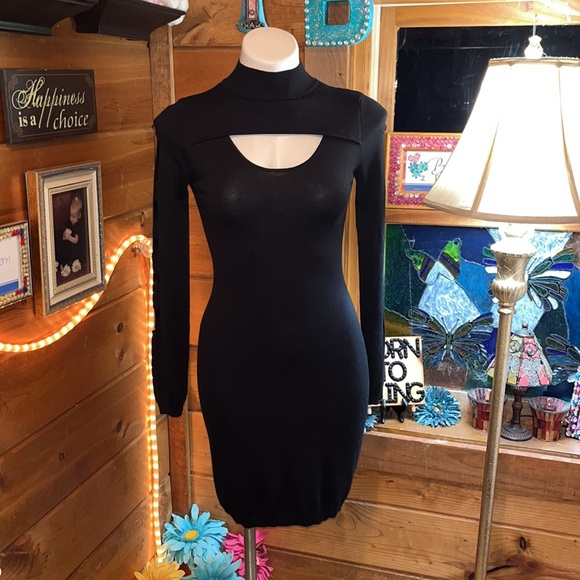 Derek Heart Dresses & Skirts - 🆕Derek Heart SEXY black dress cold shoulder/arms